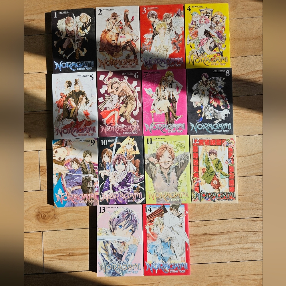 Noragami Manga Collection Volumes 1-14 & 16